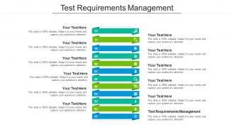 Test requirements management ppt powerpoint presentation gallery objects cpb