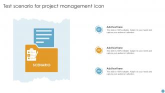 Test Scenario For Project Management Icon