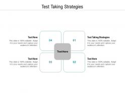 Test taking strategies ppt powerpoint presentation summary show cpb