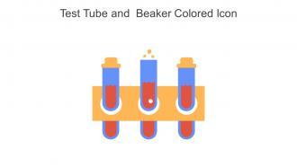 Test Tube And  Beaker Colored Icon In Powerpoint Pptx Png And Editable Eps Format