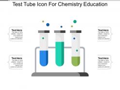 Test tube icon for chemistry education