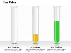 Test Tubes Powerpoint Template Slide
