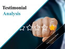 Testimonial analysis powerpoint presentation slides
