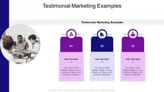 Testimonial Marketing Examples In Powerpoint And Google Slides Cpb