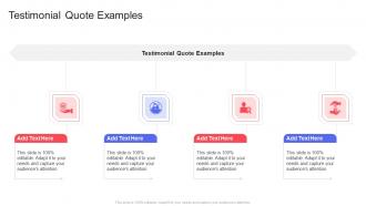 Testimonial Quote Examples In Powerpoint And Google Slides Cpb