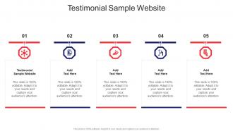 Testimonial Sample Website In Powerpoint And Google Slides Cpb