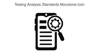 Testing Analysis Standards Monotone Icon In Powerpoint Pptx Png And Editable Eps Format