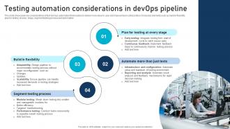 Testing Automation Considerations In Devops Pipeline
