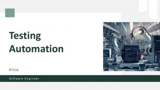 Testing Automation PPT Sample ST AI