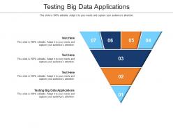 Testing big data applications ppt powerpoint presentation professional layout ideas cpb