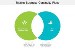 Testing business continuity plans ppt powerpoint presentation icon smartart cpb