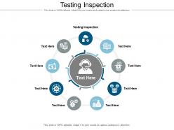 Testing inspection ppt powerpoint presentation visual aids deck cpb