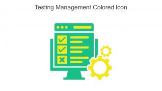 Testing Management Colored Icon In Powerpoint Pptx Png And Editable Eps Format