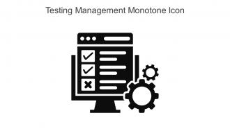 Testing Management Monotone Icon In Powerpoint Pptx Png And Editable Eps Format