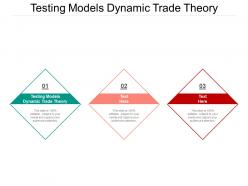 Testing models dynamic trade theory ppt powerpoint presentation ideas layout cpb