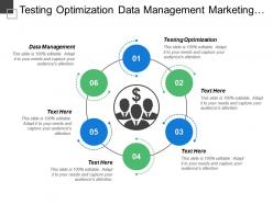 Testing Optimization Data Management Marketing Automation Search Marketing