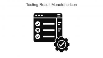 Testing Result Monotone Icon In Powerpoint Pptx Png And Editable Eps Format