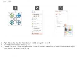 17801411 style cluster hexagonal 4 piece powerpoint presentation diagram infographic slide