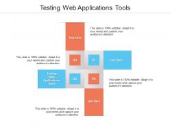 Testing web applications tools ppt powerpoint presentation inspiration slide portrait cpb