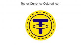 Tether Currency Colored Icon In Powerpoint Pptx Png And Editable Eps Format