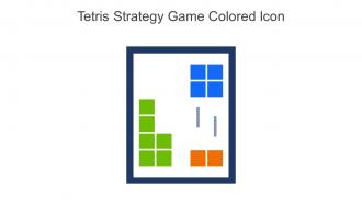 Tetris Strategy Game Colored Icon In Powerpoint Pptx Png And Editable Eps Format