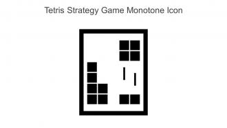 Tetris Strategy Game Monotone Icon In Powerpoint Pptx Png And Editable Eps Format