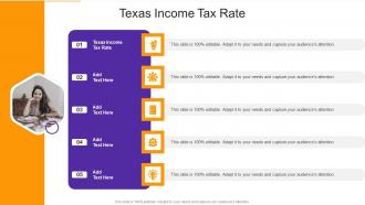 Texas Income Tax Rate In Powerpoint And Google Slides Cpb