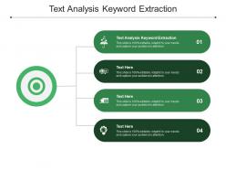 Text analysis keyword extraction ppt powerpoint presentation layouts portrait cpb