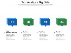 Text analytics big data ppt powerpoint presentation styles diagrams cpb