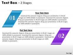 Text box 2 stages 20