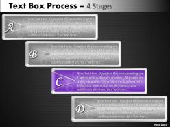Text box process 4 stages 27