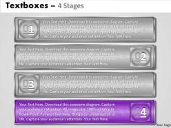 Text boxes 4 stages 29