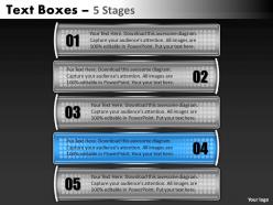 Text boxes ppt design