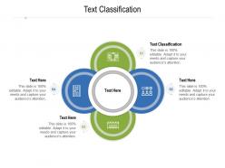 Text classification ppt powerpoint presentation pictures background image cpb