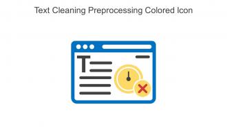 Text Cleaning Preprocessing Colored Icon In Powerpoint Pptx Png And Editable Eps Format