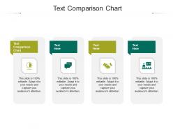 Text comparison chart ppt powerpoint presentation file samples cpb