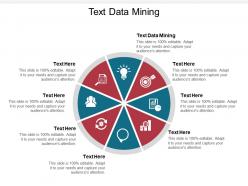 Text data mining ppt powerpoint presentation portfolio brochure cpb