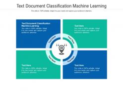Text document classification machine learning ppt powerpoint presentation professional cpb