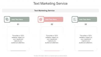 Text Marketing Service In Powerpoint And Google Slides Cpb