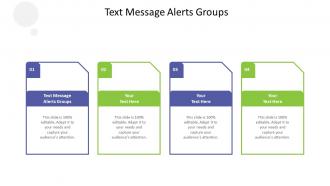 Text message alerts groups ppt powerpoint presentation slides picture cpb