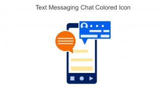 Text Messaging Chat Colored Icon In Powerpoint Pptx Png And Editable Eps Format