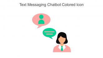 Text Messaging Chatbot Colored Icon In Powerpoint Pptx Png And Editable Eps Format