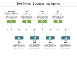 Text mining business intelligence ppt powerpoint presentation inspiration master slide cpb