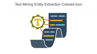 Text Mining Entity Extraction Colored Icon In Powerpoint Pptx Png And Editable Eps Format