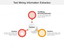 Text mining information extraction ppt powerpoint presentation icon influencers cpb