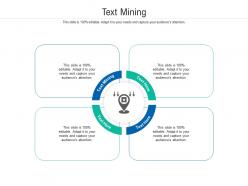 Text mining ppt powerpoint presentation gallery layout ideas cpb