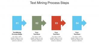 Text mining process steps ppt powerpoint presentation summary graphics cpb
