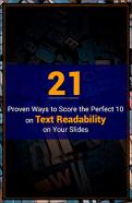 21 proven ways to score the perfect 10 on text readability on your slides