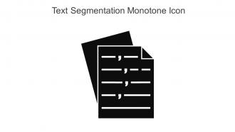 Text Segmentation Monotone Icon In Powerpoint Pptx Png And Editable Eps Format