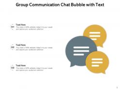 Text Speech Bubble Containing Conversation Communication Gear Wheel